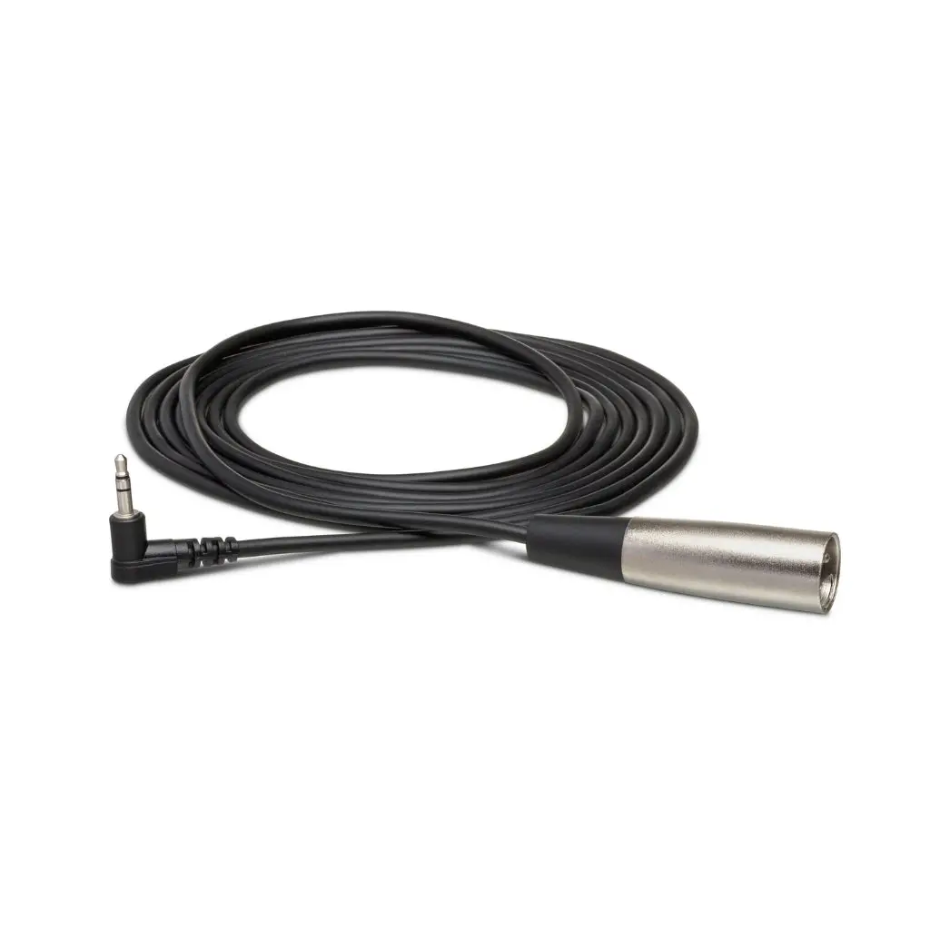 Hosa Technology Right-Angle 3.5 Mm Trs To Xlr3m Microphone Cable 10Ft 1