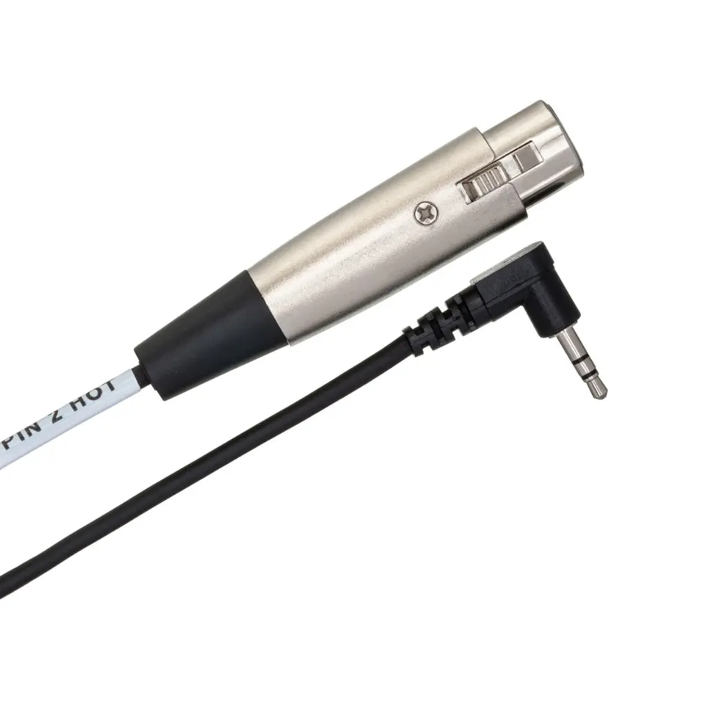 Hosa Technology Xlr3f To Right-Angle 3.5 Mm Trs Microphone Cable 15Ft 2