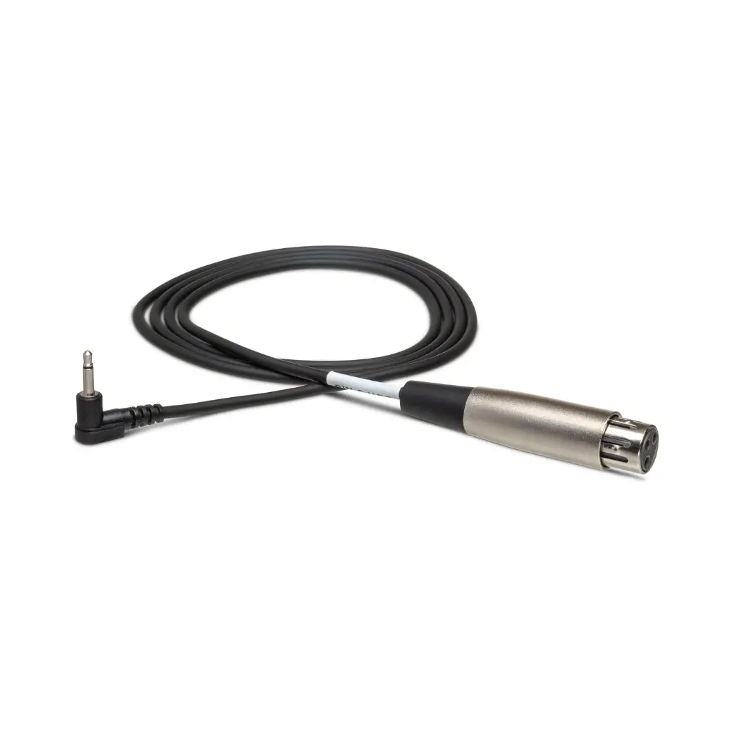 Hosa Technology Xlr3f To Right-Angle 3.5 Mm Ts Microphone Cable 5Ft 1