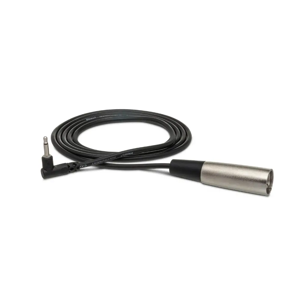 Hosa Technology Right-Angle 3.5 Mm Ts To Xlr3m Microphone Cable 5Ft 1