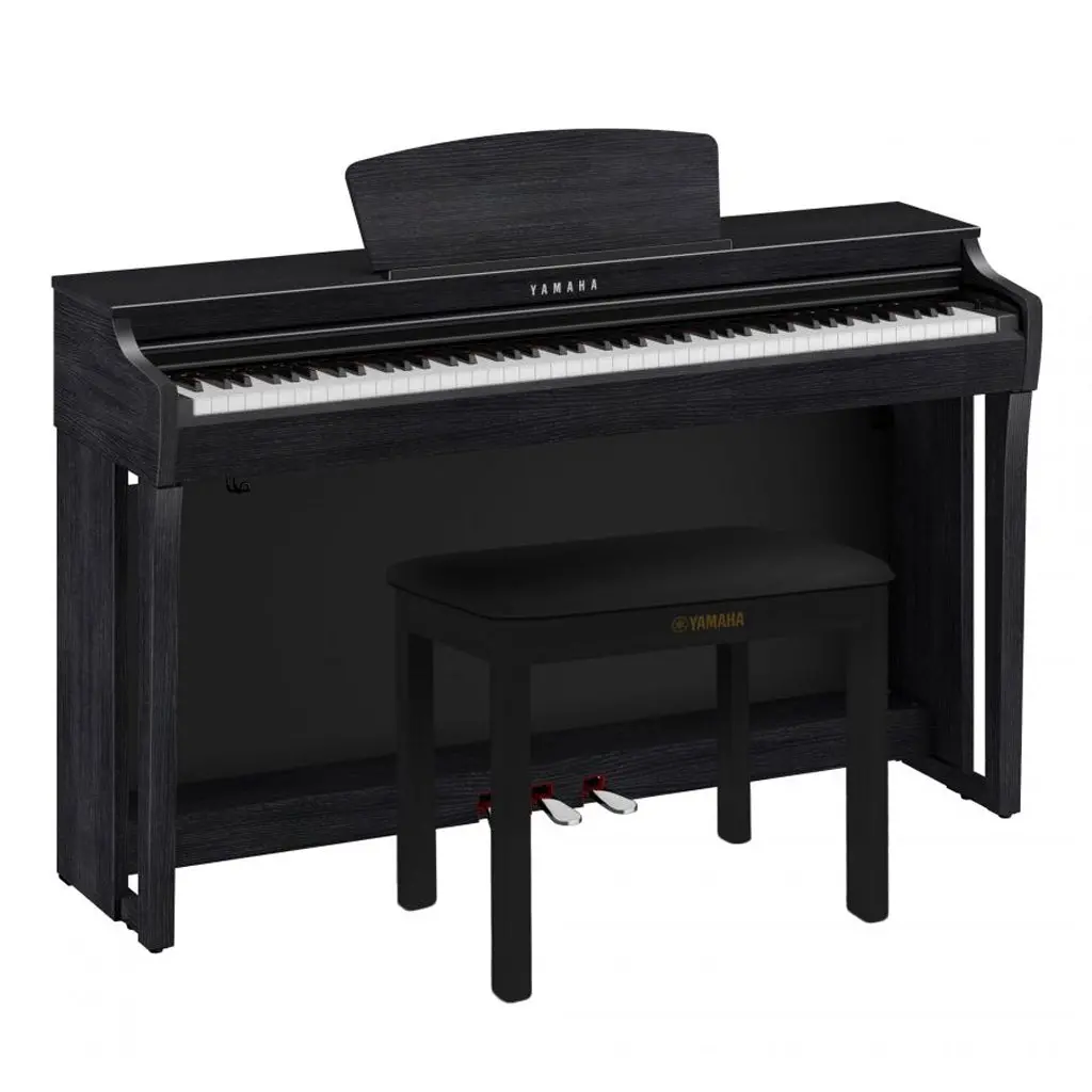 Yamaha Clavinova Clp725b Digital Piano With Bench – Black 1