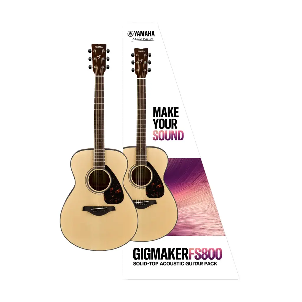 Yamaha - Gigmaker Fs800 Small Body Acoustic Guitar Pack 1