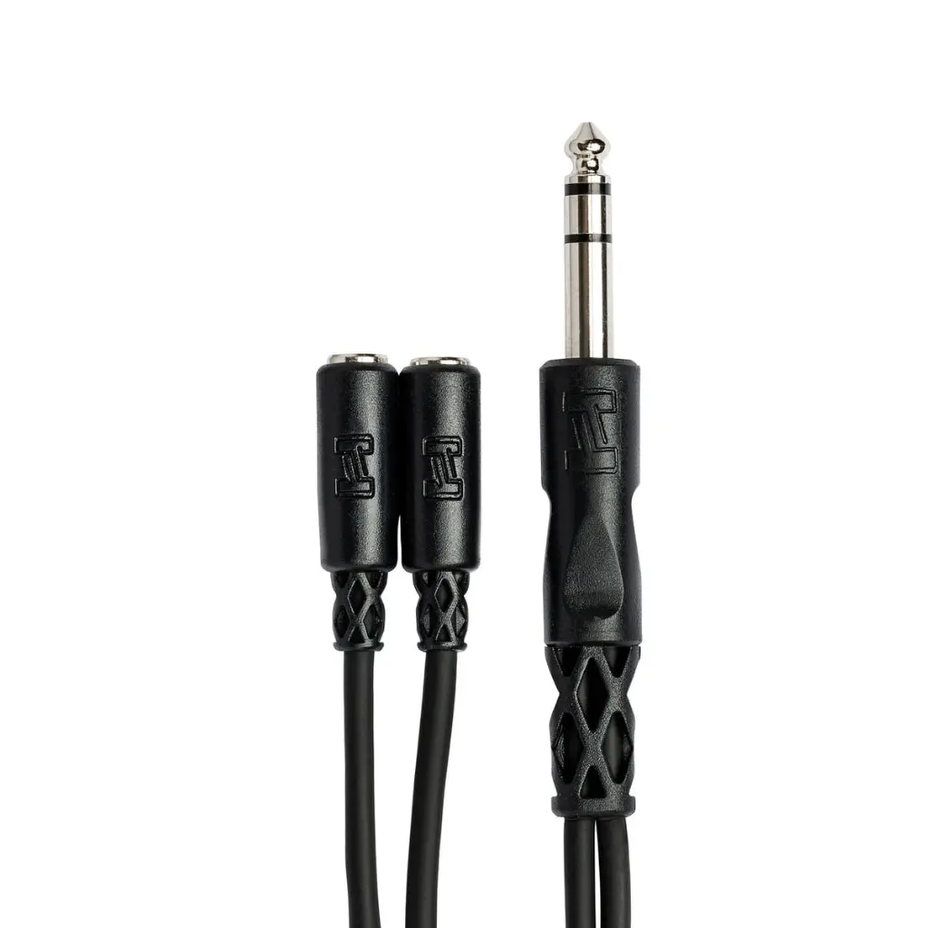 Hosa Technology 1/4 In Trs To Dual 3.5 Mm Trsf Y Cable 2