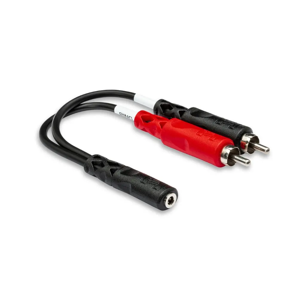 Hosa Technology 3.5 Mm Trsf To Dual Rca Stereo Breakout 1