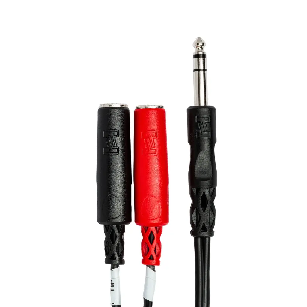 Hosa Technology 1/4 In Trs To Dual 1/4 In Tsf Stereo Breakout Cable 2