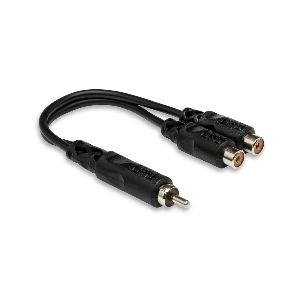 Hosa Technology Rca To Dual Rcaf Y Cable 1