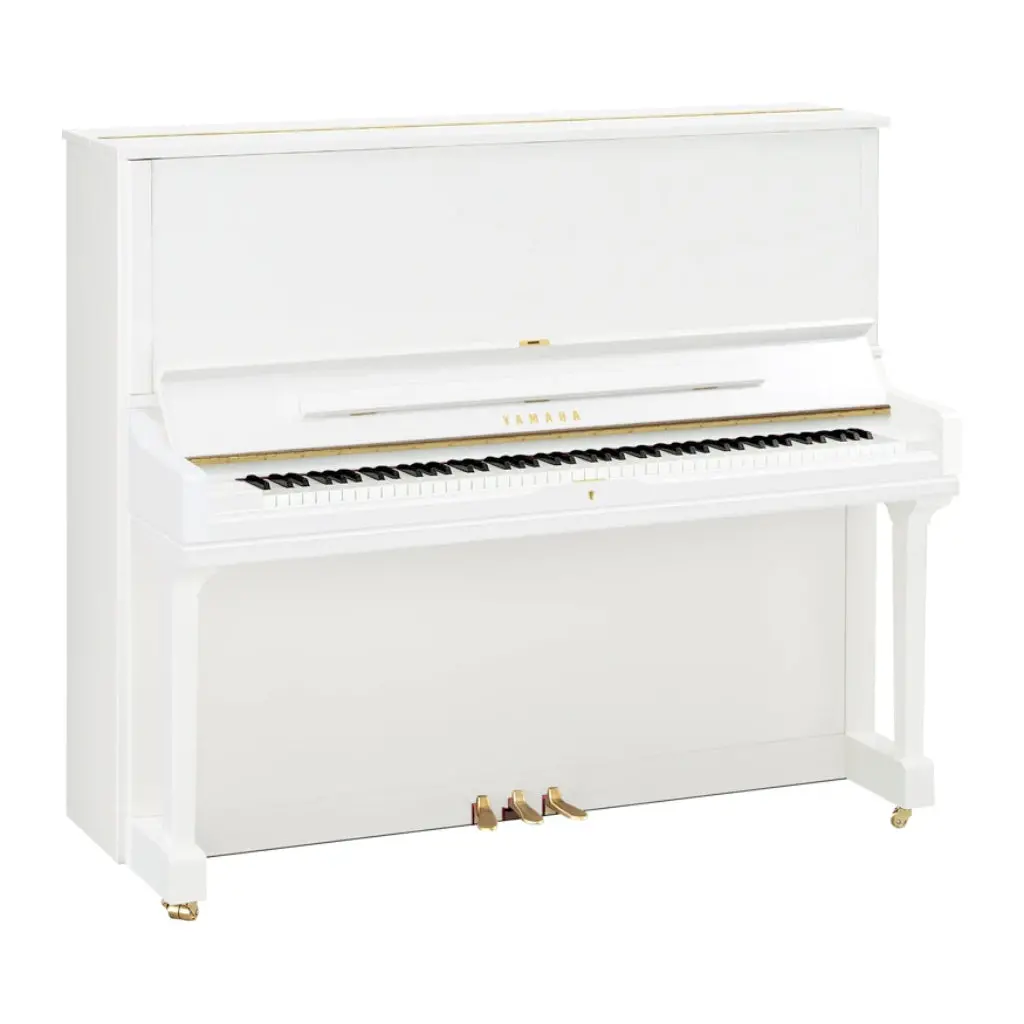 Yamaha Yus3pwh 131Cm Professional Upright Piano In Polished White 1