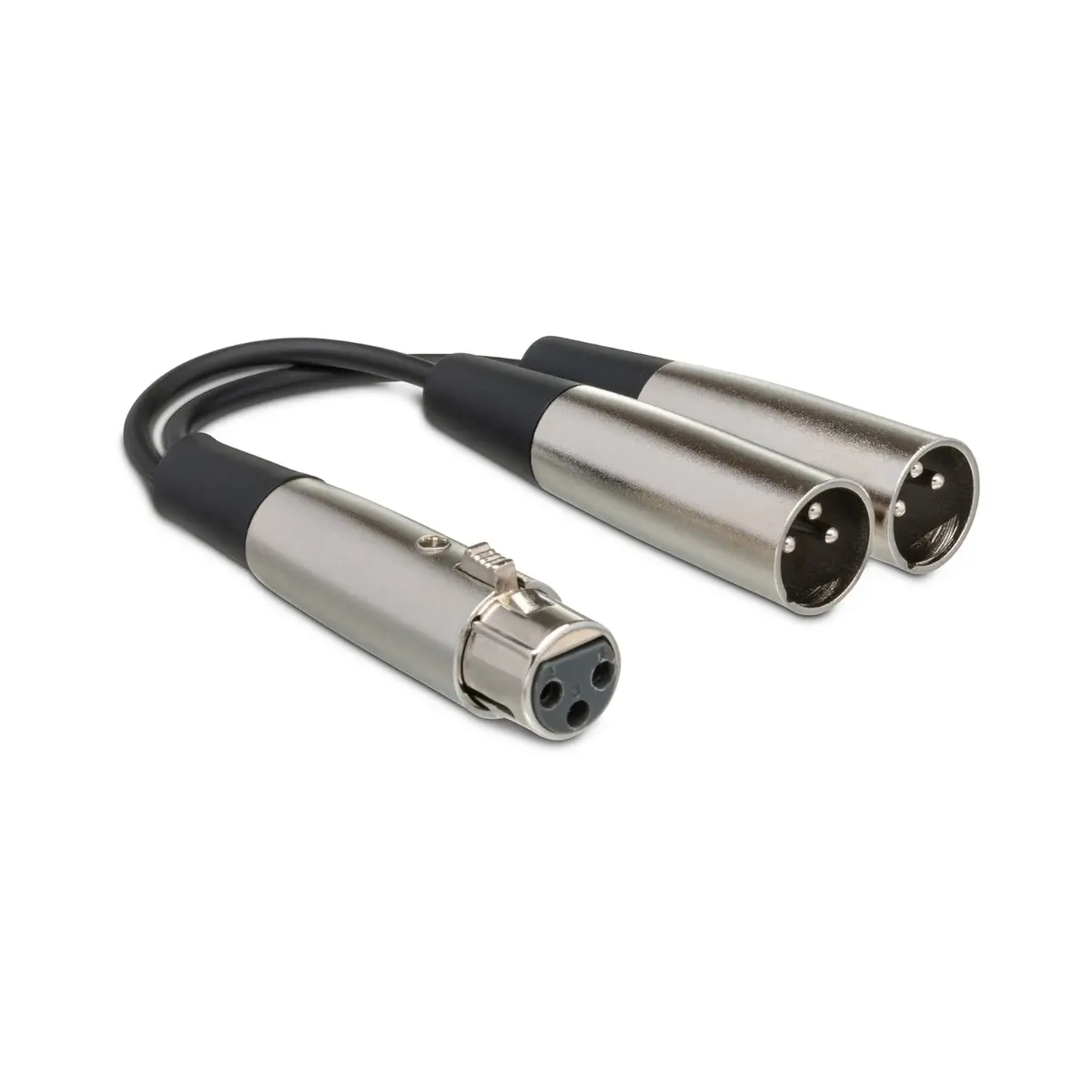 Hosa Technology Xlr3f To Dual Xlr3m Y Cable 18In 1