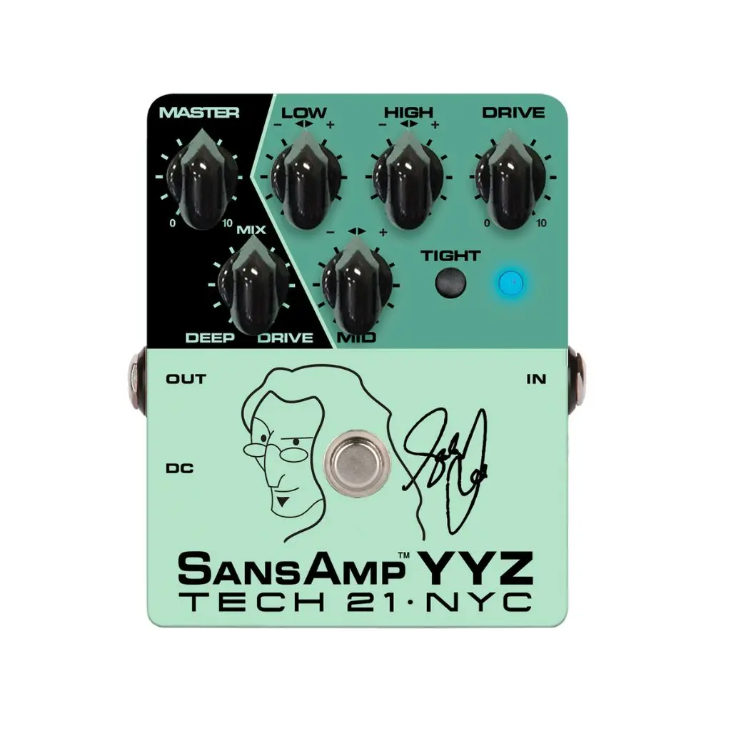 Tech 21 Sansamp Yyz Geddy Lee Signature Pedal 1