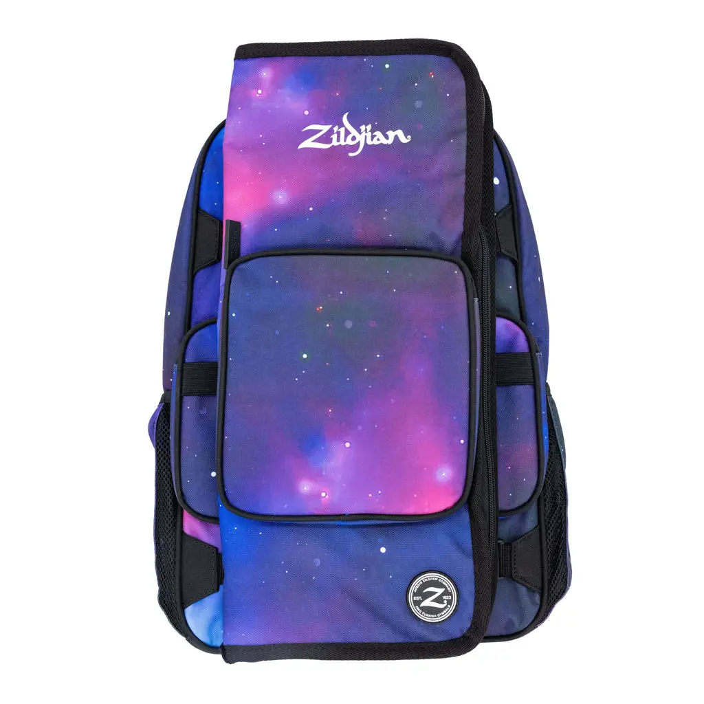 Zildjian Student Backpack W/Detachable Stick Bag - Purple Galaxy 1