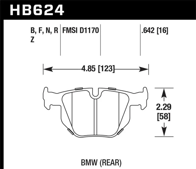 Hawk Er-1 Motorsports Brake Pads – High-Performance Street & Track Compound 1