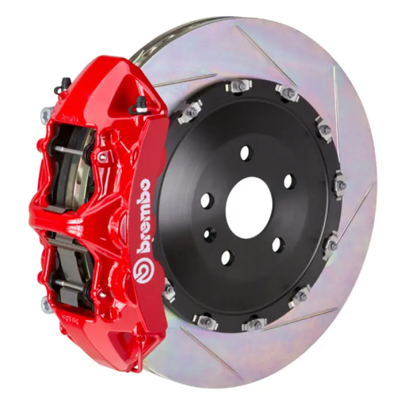 Brembo 03-08 Sl55 Amg (Excl Black Series) Fr Gt Bbk 6Pist Cast 405X34 2Pc Rotor Slotted Type1-Red 1