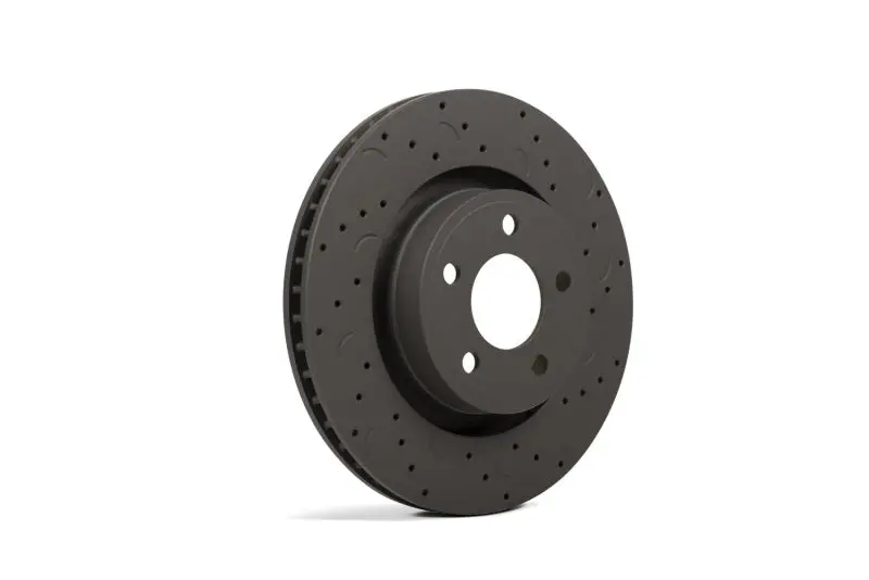 Hawk Talon Drilled And Slotted Front Brake Rotors For 2004 Acura Tl With Brembo Calipers 1