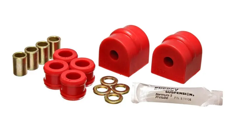 Energy Suspension Rear Sway Bar Brackets For 1963–1967 Chevy Corvette – Reusable Red Oe-Style, 7/16-Inch Od 1