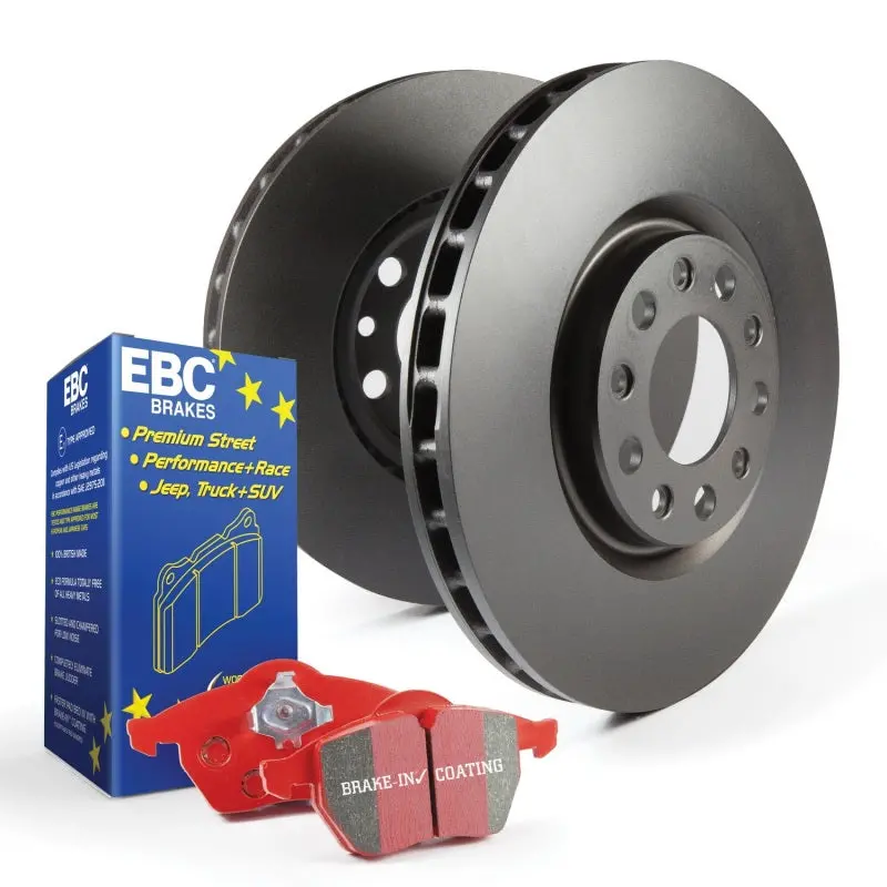 Ebc S12 High-Performance Brake Kit – Redstuff Pads With Rk Series Rotors 1