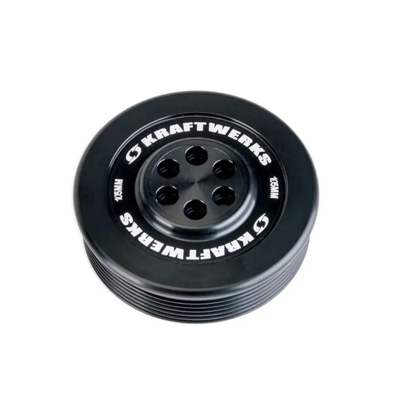 Kraftwerks 105Mm 7-Rib Supercharger Pulley – Ribbed Design For Enhanced Belt Grip 1