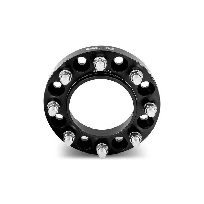 Borne Off-Road 8X180 Wheel Spacers – 124.1Mm Hub Centric, 32Mm Thickness, M14 Thread, Matte Black 1