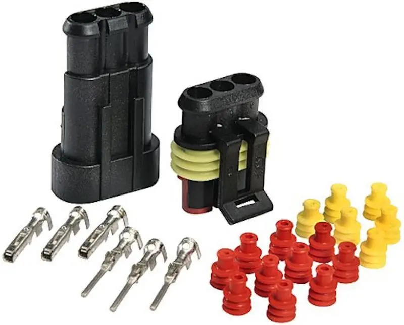 Hella Conn Set 2 Pin Superseal F/ Shutter 1
