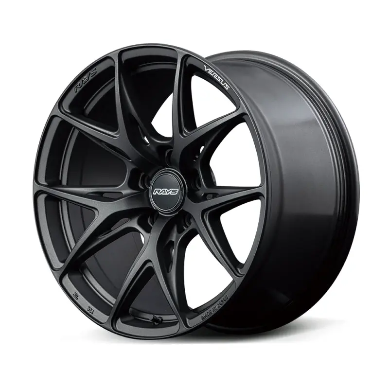 Versus Vv21S Matte Super Dark Gunmetal Alloy Wheels – 19X8.5", +34 Offset, 5X112 Bolt Pattern 1