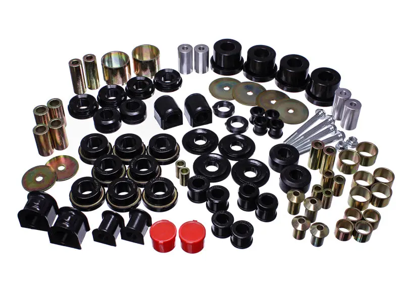 Energy Suspension 15-16 Ford Mustang Black Hyper-Flex Master Bushing Set 1