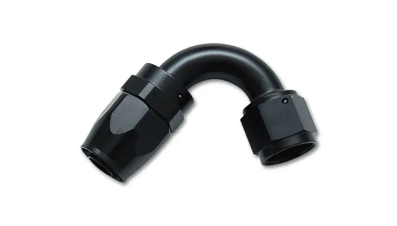 Vibrant -4An 120° Elbow Hose Fitting – Stainless Steel, High-Pressure Rated 1