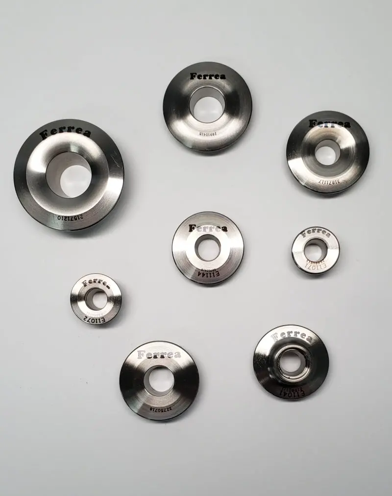 Ferrea Titanium Valve Retainers With Double-Spring Setup For Nissan Vq35De – 6° Pro Cnc Machined (Drop Ship Only) 1