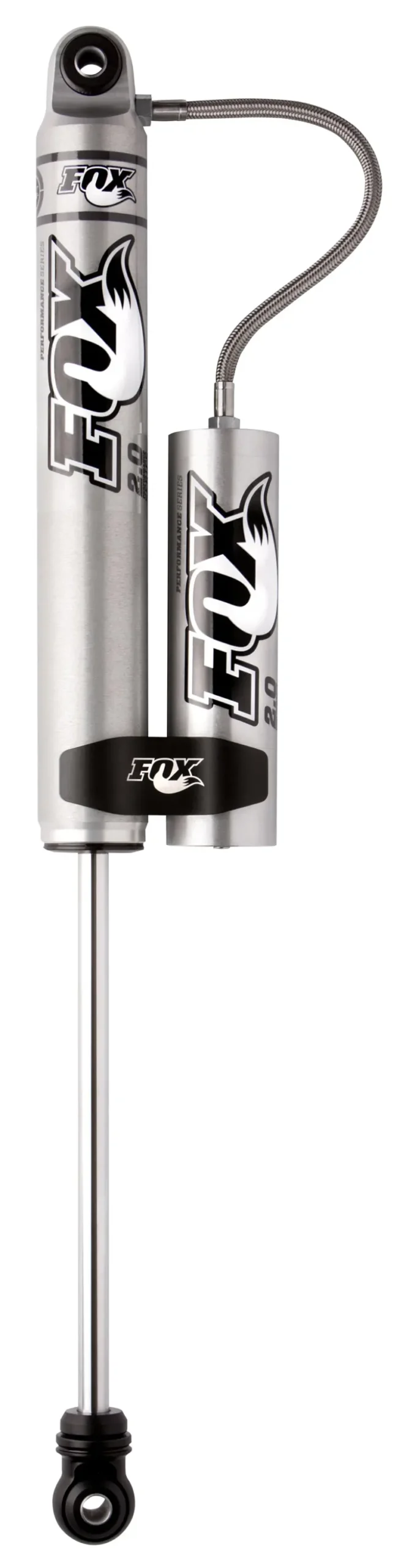 Fox 2.0 Performance Series Front Shock – 9.6In Stroke, Remote Reservoir, Fits 1999–2004 Ford Super Duty (1.5–3In Lift) 1