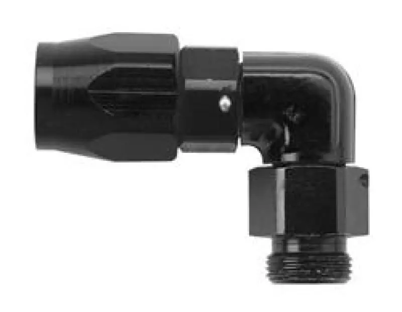 Fragola -12An X 90 Degree Hose End X 1/2 Npt - Black 1