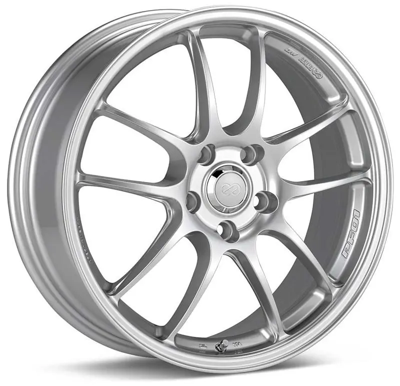 Enkei Pf01 Alloy Wheel – 17X8", 5X100Mm, +45Mm Offset (Silver Finish, Fits 2002–2010 Wrx & 2004 Sti) 1