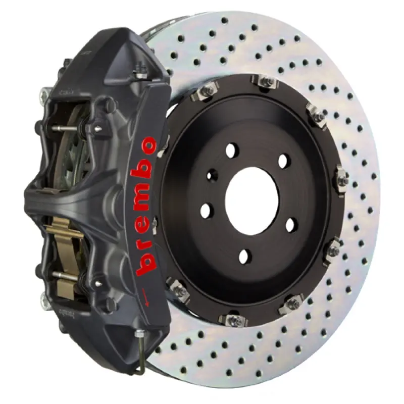 Brembo Gts Big Brake Kit For 2008–2014 Mercedes-Benz C63 (Excluding Black Series) – Front 380Mm Drilled Two-Piece Rotors With 6-Piston Calipers 1