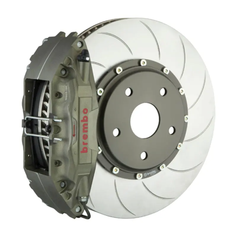 Brembo Pista Front Race Brake Kit For 1980–1989 Porsche 930 Turbo – 4-Piston Calipers, Two-Piece 328X35X6 Rotors, T5-Clear Coating 1