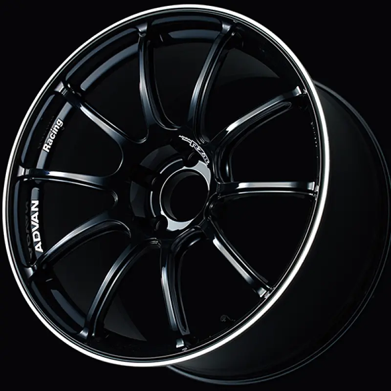 Advan Rzii 16X7.0 / +41 Offset / 4-100 / 63Mm Bore / Racing Gloss Black & Ring 1