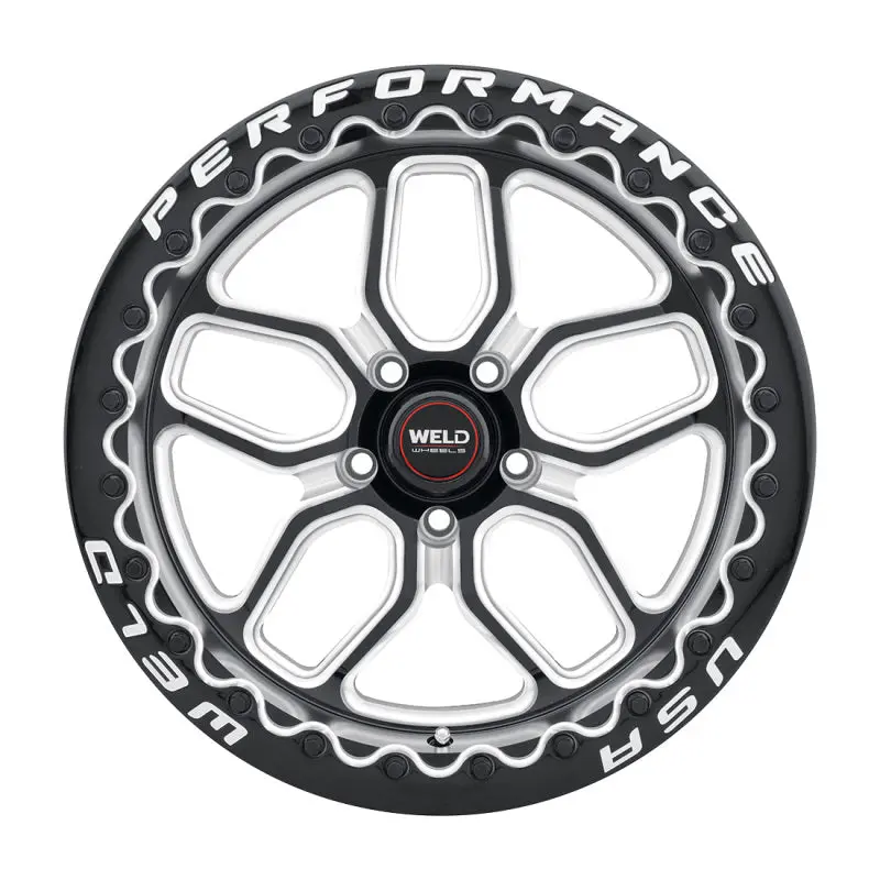 Weld Racing 18X9.5 Laguna Drag 5X127 Et00 Bs5.25 Gloss Blk Mil Dia 78.1 1