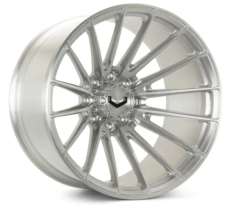 Vossen Vfx-01 Forged Monoblock Wheel – 24X14", 8X170 Pcd, Et75 Offset, Brushed Gloss Clear Finish 1