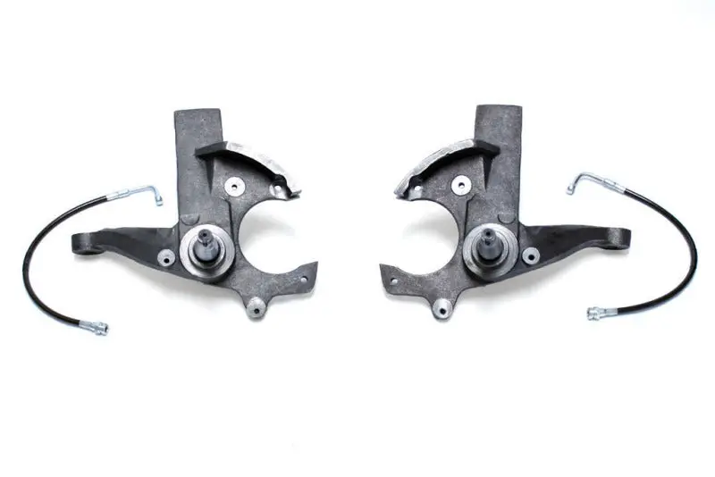 Maxtrac 3-Inch Front Lift Spindle Kit — Compatible With 1982–2004 Chevrolet S-10 2Wd, Includes Dot-Compliant Extended Brake Lines 1