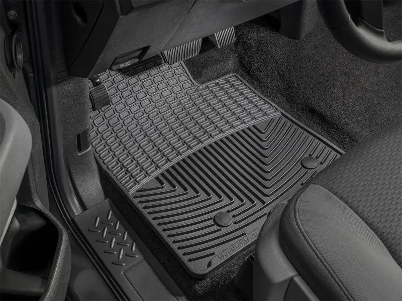 Weathertech Front Floor Mats For 2007+ Gmc Acadia – Heavy-Duty Rubber, Black 2