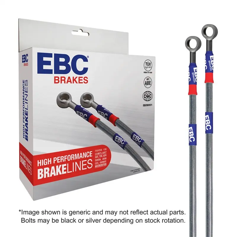 Ebc Stainless Steel Brake Line Kit For 2009–2010 Chevrolet Camaro (5Th Gen) 6.2L V8 1