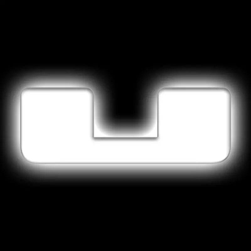 Oracle Illuminated Led Letter Badges – Universal Fit, Matte White Surface Finish 1