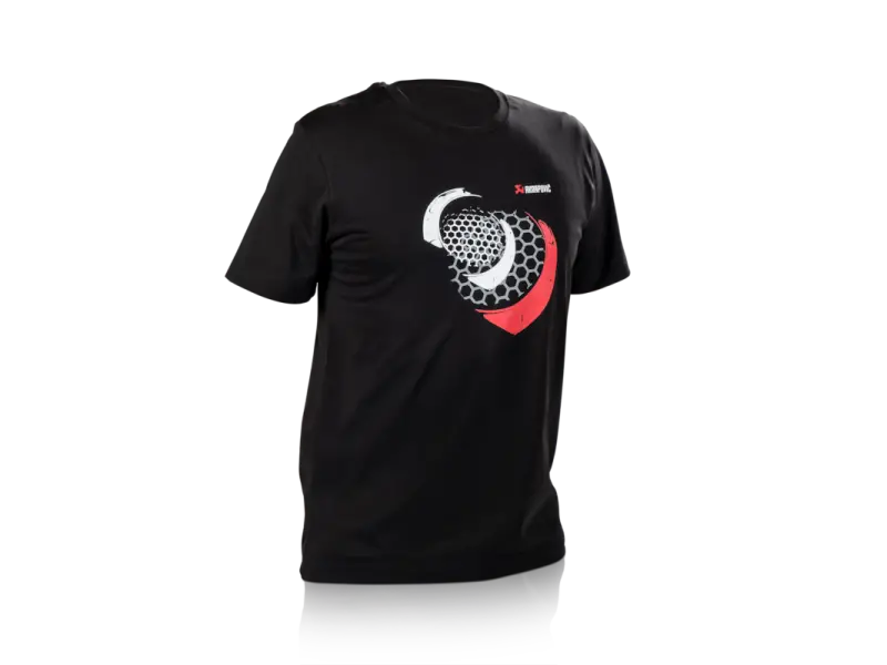 Akrapovic Men'S Black Mesh Lifestyle T-Shirt – Large 1