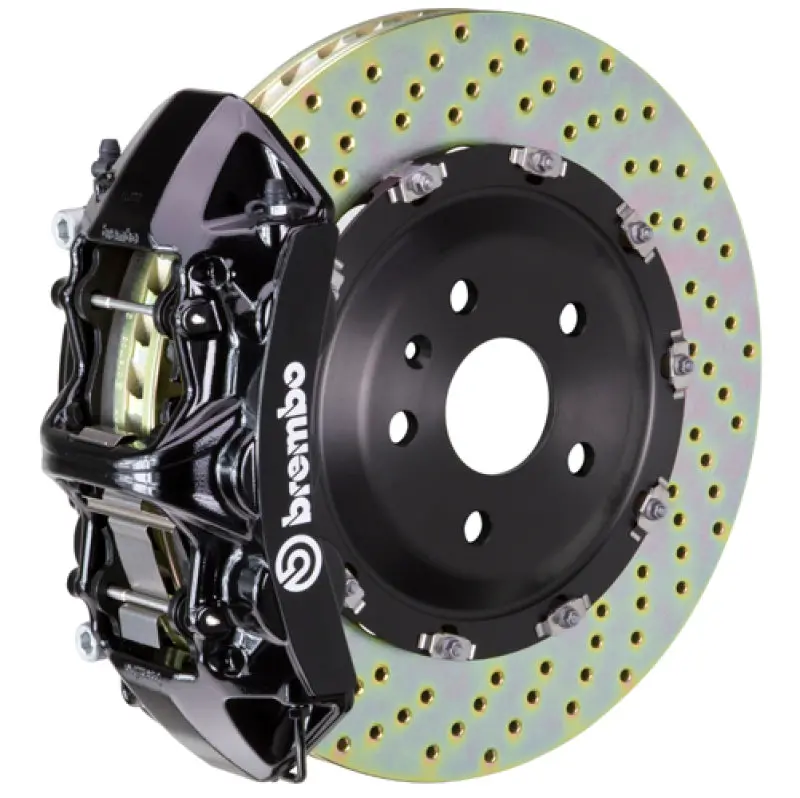 Brembo Gt Big Brake Kit – Front, 6-Piston Calipers With Drilled 365X34Mm Two-Piece Rotors For 2008–2013 M3 & 2011–2012 1M 1