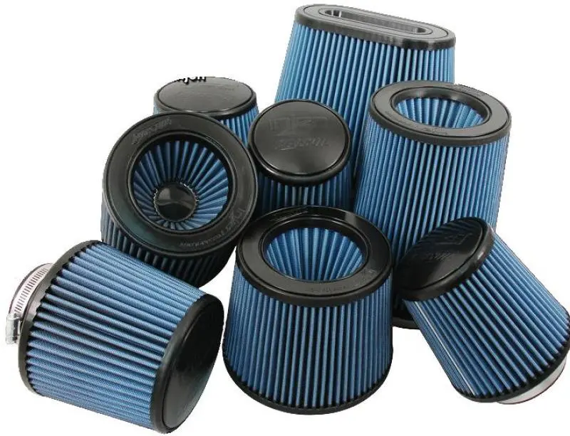 Injen High Performance Air Filter - 3.00 Black Filter 6 Base / 5 Tall / 4 Top - 45 Pleat 1