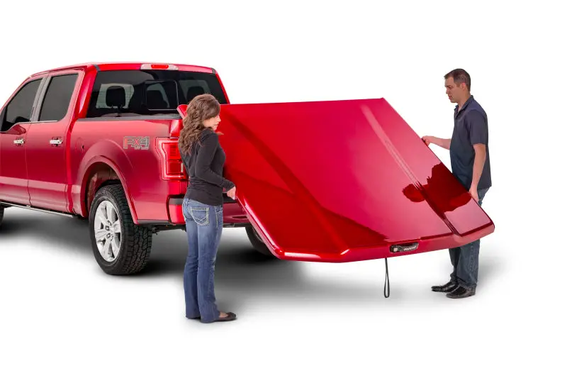 Undercover Elite Lx Retractable Truck Bed Cover For 2016–2020 Toyota Tacoma 5-Foot Bed – Bright Red (Requires Factory Deck Rails) 1
