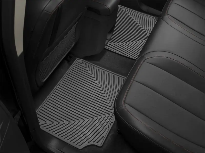 Weathertech Rear Rubber Floor Mats For 2021+ Ford F-150 Supercrew And Raptor Models – Black Trim 1