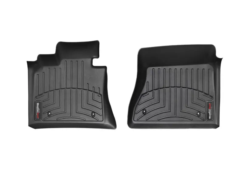 Weathertech Front Floor Mats For 2008–2015 Audi A8 – Black (Auto-Transmission Only) 1