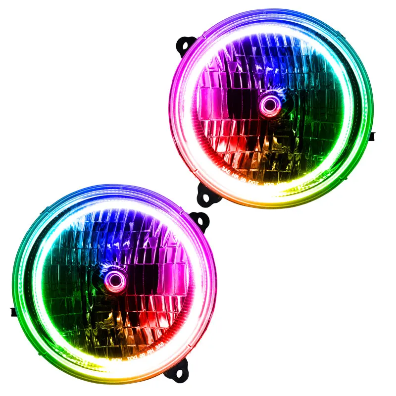 Oracle Lighting Smd Headlight Bulbs For 2002–2004 Jeep Liberty – Colorshift Rgb Capability 1