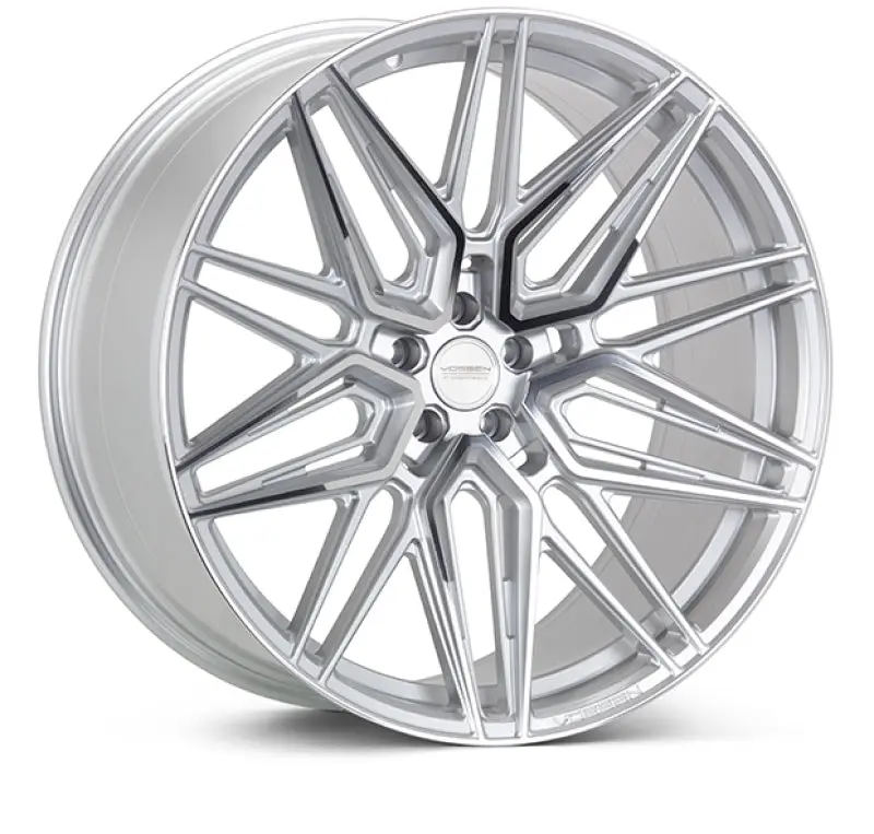 Vossen Hf-7 Forged Aluminum Wheel – 22X10.5", 5X112 Bolt Pattern, Et25 Offset, Deep Face Design, 66.5Mm Hub Bore, Silver Polished 1