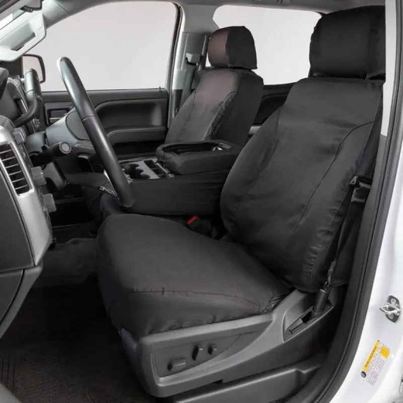 Covercraft Seatsaver Polycotton Seat Covers For 2011–2014 Ford F-150 – Front Row, Charcoal Finish 1