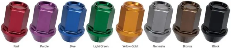 Project Kics Leggdura Racing Lug Nuts – Yellow Gold Anodized, Laser-Branded, 12Mm X 1.25 Pitch (20-Piece) 1