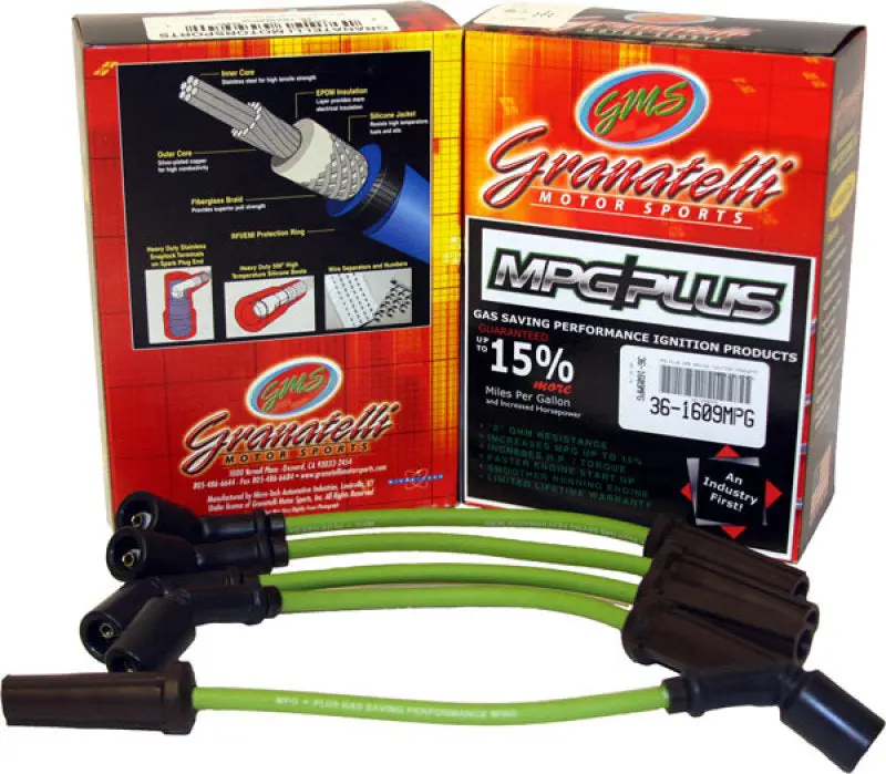 Granatelli Ignition Wire Set For 1984–1989 Dodge Challenger & Charger 2.6L 4-Cylinder 1