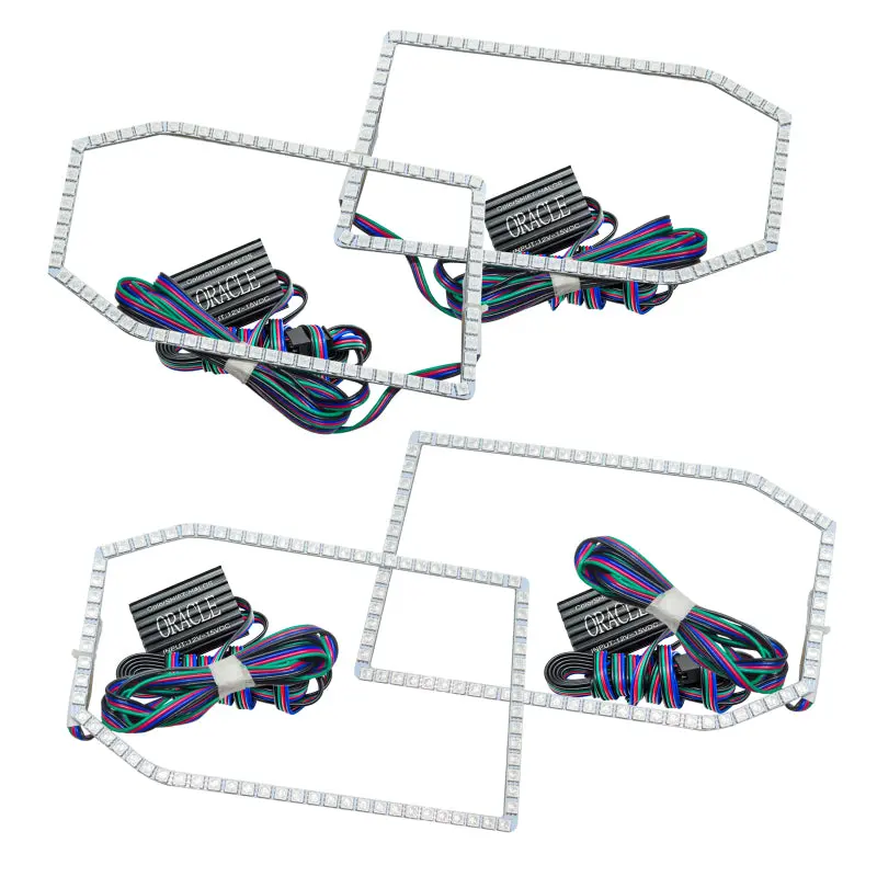 Oracle Chevy Silverado 14-15 Halo Kit Non-Projector Style - Colorshift W/O Controller 2